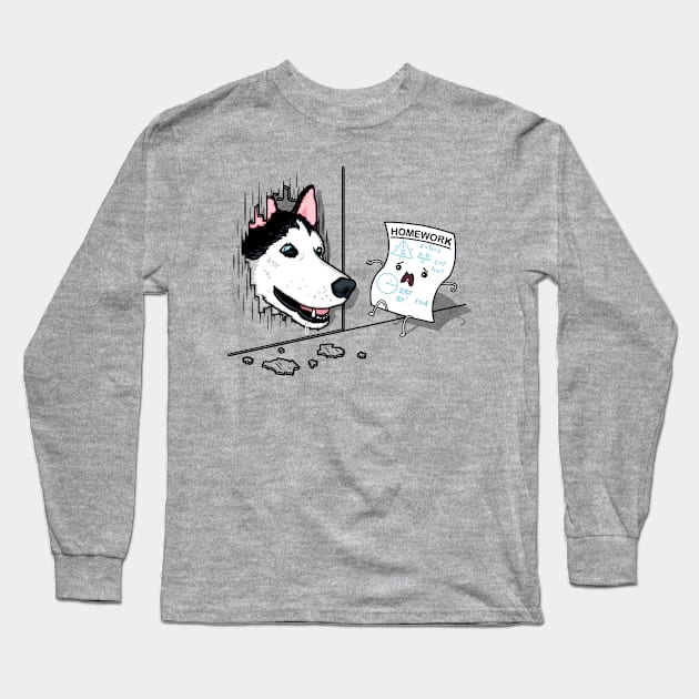 Homework in panic! Long Sleeve T-Shirt by Raffiti